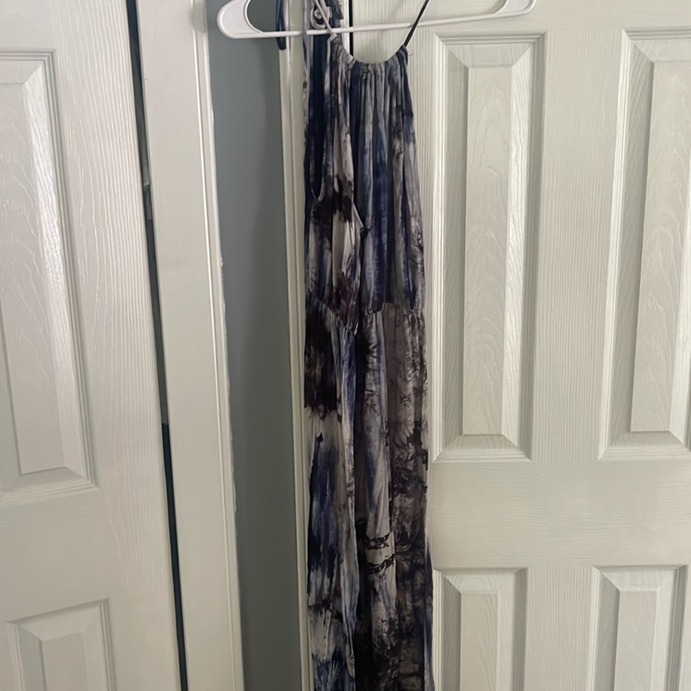 Halter tie dye dress size M
